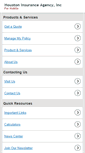 Mobile Screenshot of houstoninsuranceagency.com